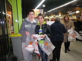 collecte alimentaire du 16 décembre 2012
