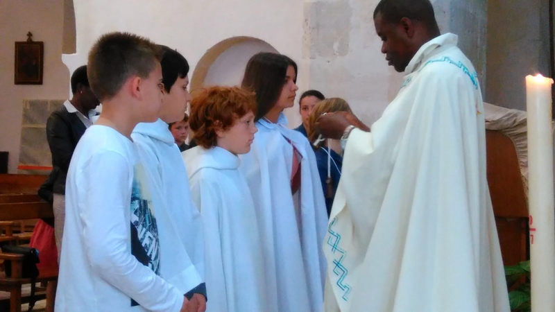 Remise de croix des 6èmes