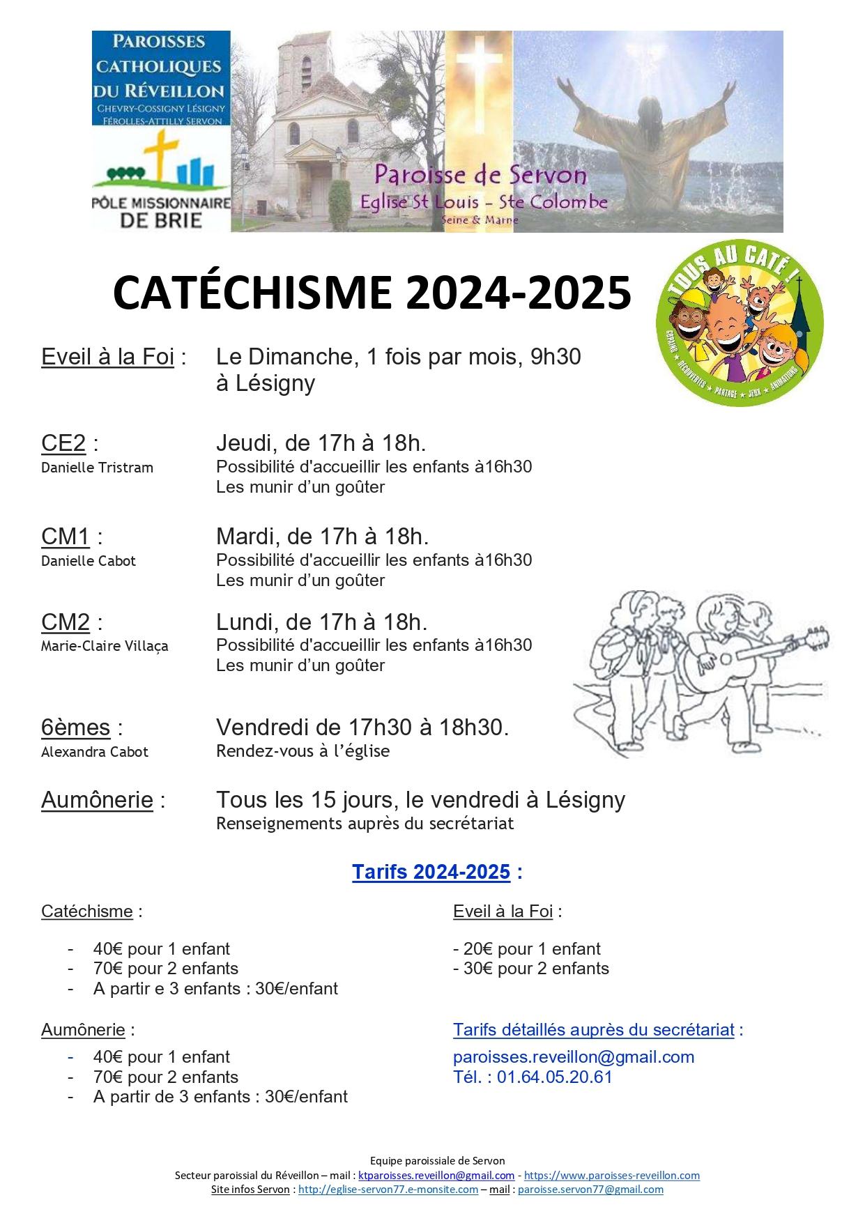 Affiche cate 2024 2025