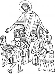 Jésus accueille les enfants