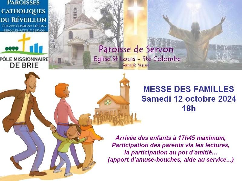 Panneau messe des familles 12 10 2024