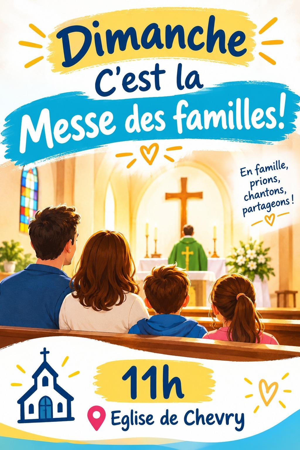 messe des familles 04/10 Chevry